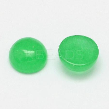 Natural Malaysia Jade Cabochons G-F311-01-6mm-1