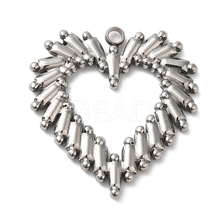 Non-Tarnish 304 Stainless Steel Pendants STAS-C079-16P-1