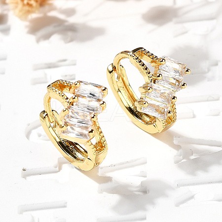 Brass Hoop Earrings EJEW-S256-03C-G-1