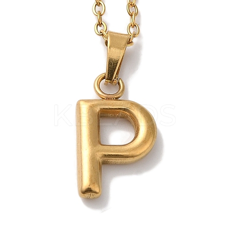 PVD Vacuum Plating 201 Stainless Steel Necklaces NJEW-H033-01G-P-1