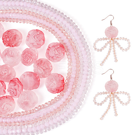 DIY Glass & Acrylic Beads Jewelry Making Finding Kit DIY-TA0009-90-1