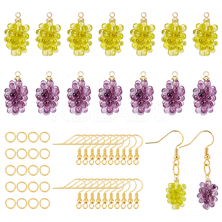 DIY Dangle Earring Making Kits DIY-CA0002-68-1