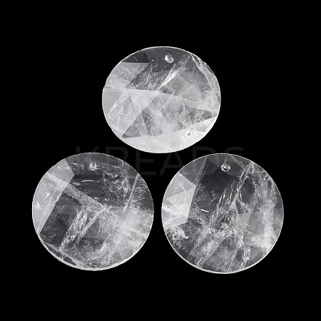 Natural Quartz Crystal Pendants G-H331-01F-1