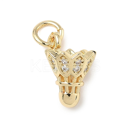 Brass Micro Pave Cubic Zirconia Pendants LS-ZIRC-I356-37G-1
