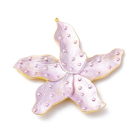 304 Stainless Steel Enamel Big Pendants STAS-S163-04C-G-1
