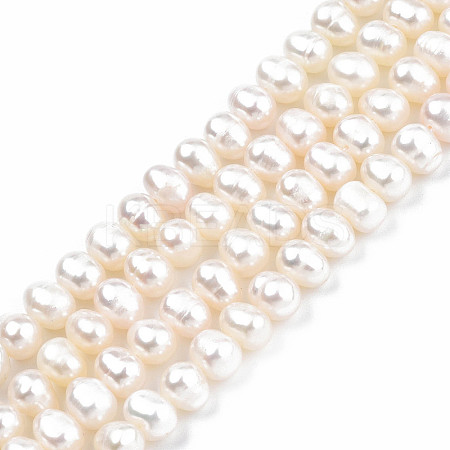 Natural Cultured Freshwater Pearl Beads Strands LS-PEAR-N013-04B-01-1