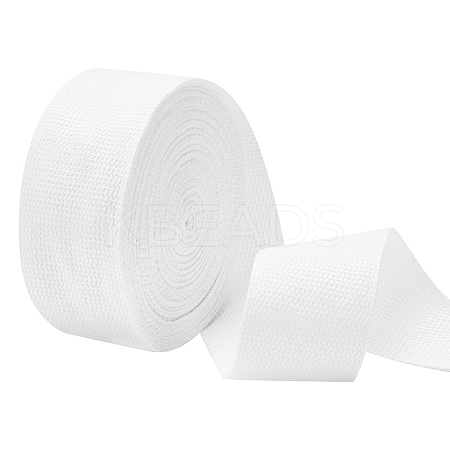 10 Yards Polycotton Wide Ribbons SRIB-WH0011-158-1