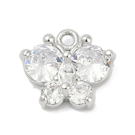 Brass Micro Pave Cubic Zirconia Pendants LS-KK-Z094-16P-02-1