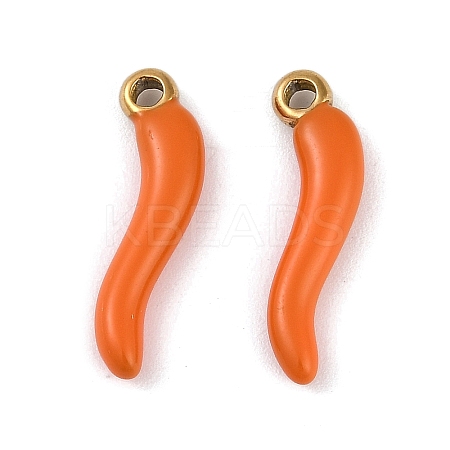 Ion Plating(IP) 304 Stainless Steel Enamel Pendants STAS-Z094-01B-1