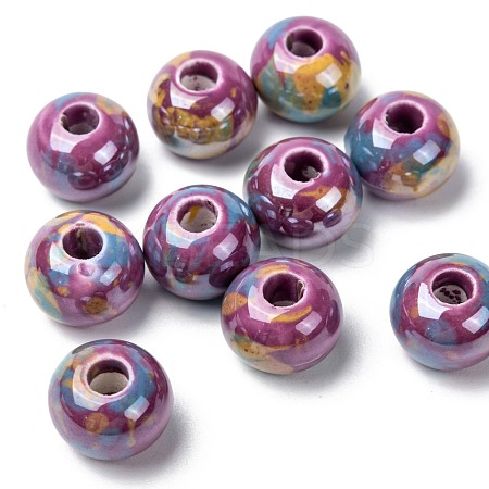 Handmade Porcelain European Beads OPDL-Q100-1-1