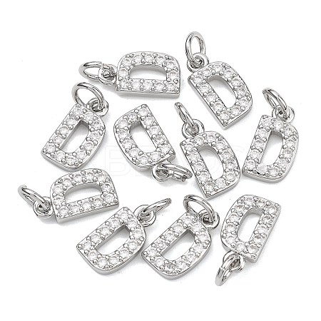 SHEGRACE Brass Micro Pave Clear Cubic Zirconia Pendants XGRQ29012-394P-D-1