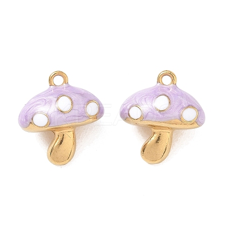 304 Stainless Steel Enamel Pendants STAS-Q119-23G-04-1