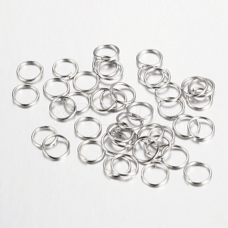 Iron Open Jump Rings IFIN-A018-10mm-P-1