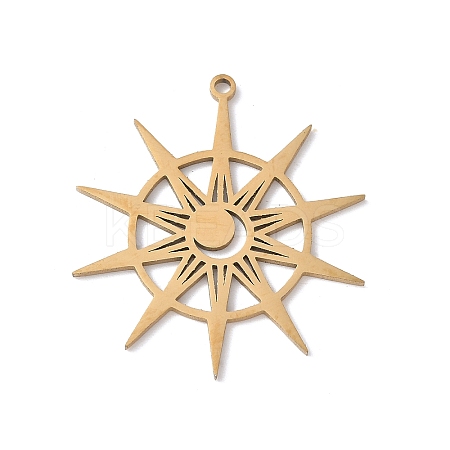 201 Stainless Steel Pendants STAS-K298-07G-1