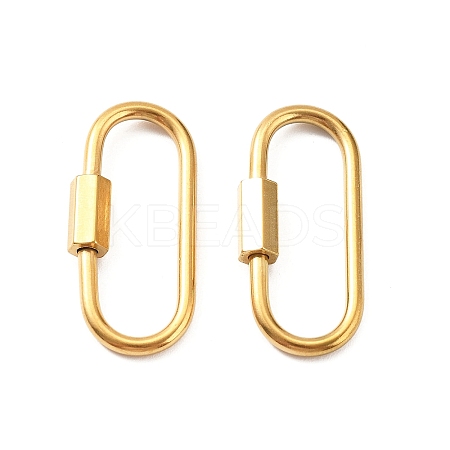 304 Stainless Steel Locking Carabiner STAS-C092-05C-G-1