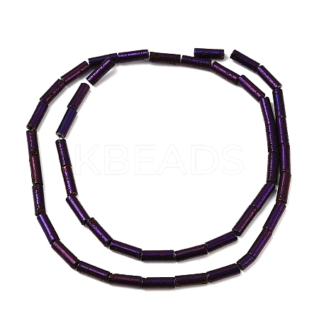 Electroplated Natural Lava Rock Beads Strands G-K388-03A-10-1