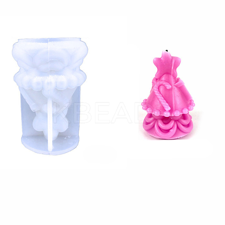 DIY Christmas Tree Food Grade Silicone Candle Molds XMAS-PW0001-023H-1