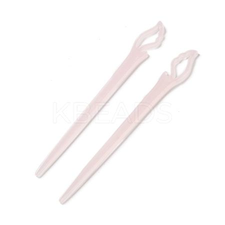 Opaque Acrylic Hair Sticks OHAR-C011-03A-1
