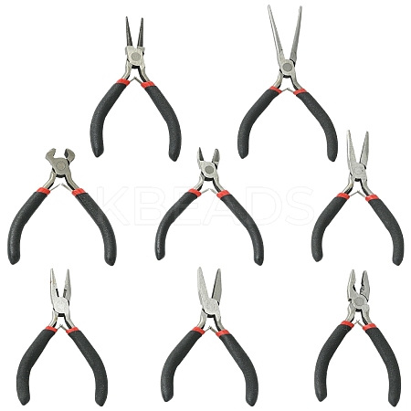 8Pcs 8 Styles Carbon Steel Wire Cutters PT-YW0002-02-1