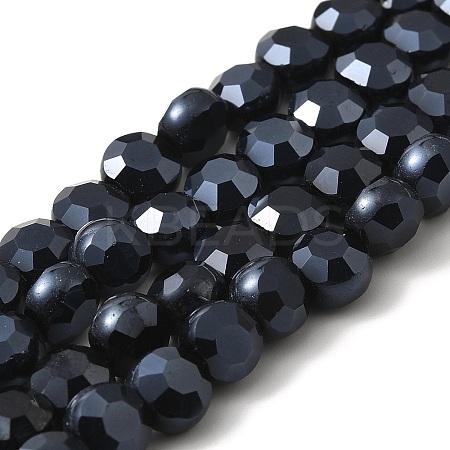 Electroplate Glass Beads Strands EGLA-D019-35A-1