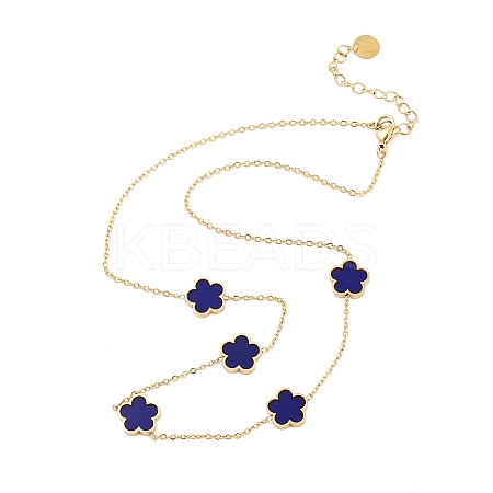 Golden 304 Stainless Steel Necklace NJEW-K252-09G-04-1
