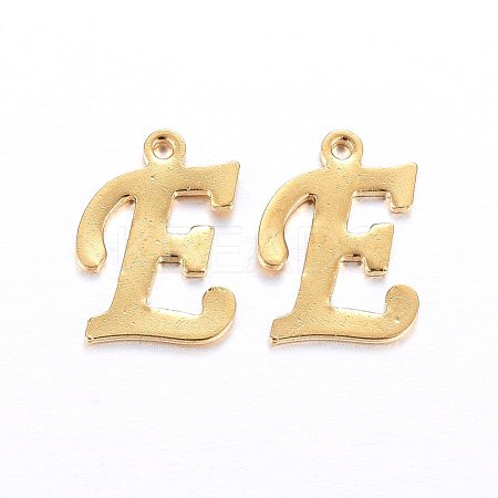 201 Stainless Steel Pendants STAS-O098-03G-E-1
