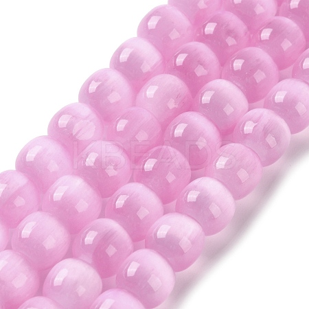 Natural Selenite Beads Strands G-B103-A01-04-1