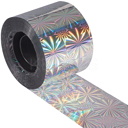 Holographic Laser Shining Bopp PET Plastic Scrapbook Decorative Adhesive Tapes AJEW-WH20010-47C-03-1