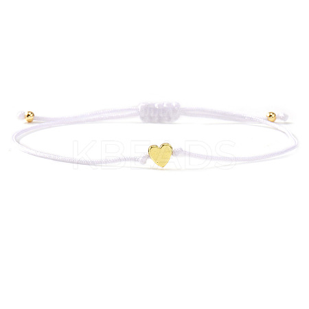 Valentine's Adjustable Braided Polyester Cord Bracelets GM2838-7-1