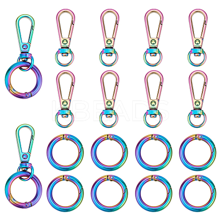 10Pcs Alloy Swivel Clasps DIY-PH0031-48-1