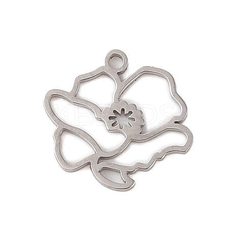 Non-Tarnish 304 Stainless Steel Pendants STAS-S139-06P-09-1