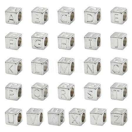 26Pcs 26 Style 304 Stainless Steel European Beads STAS-CJ0002-81-1