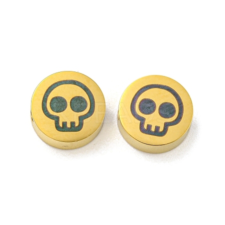 Halloween Theme 304 Stainless Steel Beads STAS-M069-01J-G-1