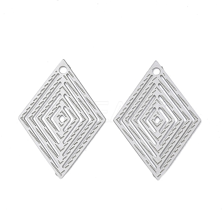 304 Stainless Steel Pendants STAS-C153-03P-1
