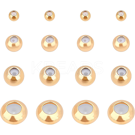 BENECREAT Brass Beads KK-BC0001-41G-NF-1