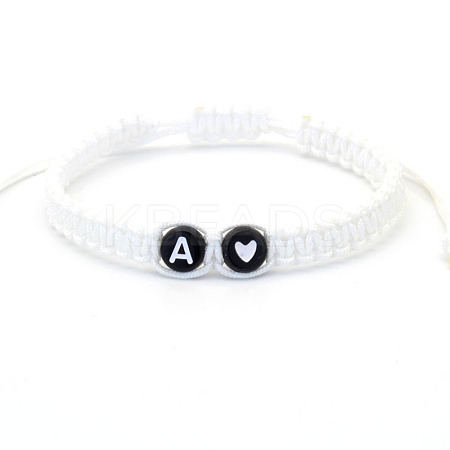 Resin Beads Braided Bead Bracelets FS-WG7326D-01-1