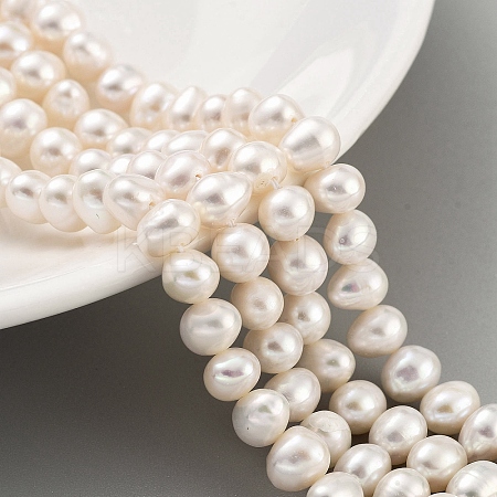 Natural Cultured Freshwater Pearl Beads Strands PEAR-C003-12H-1