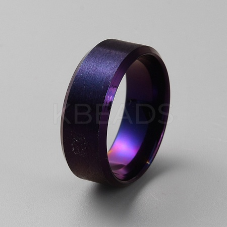 304 Stainless Steel Plain Band Rings RJEW-WH0003-43C-1