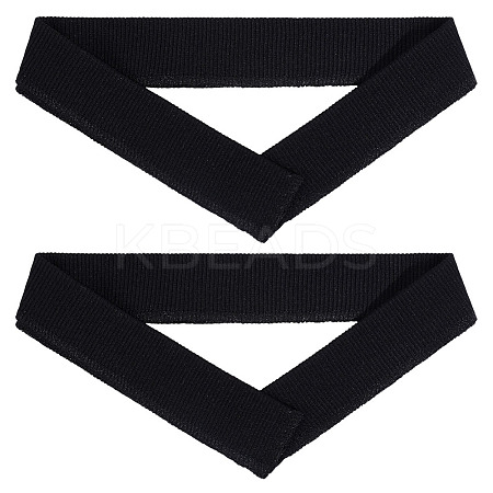 Cotton Elastic Ribbing Fabric for Cuffs DIY-WH0308-804C-1
