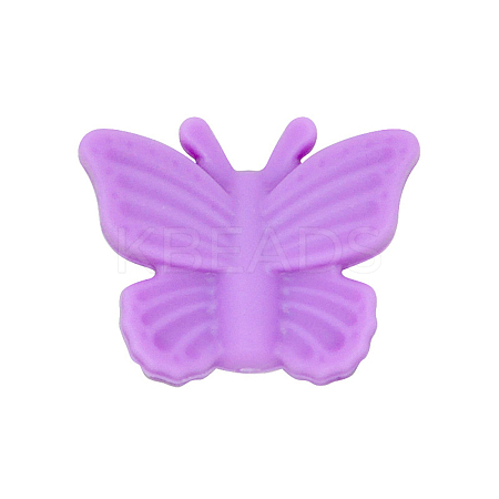 Butterfly Food Grade Eco-Friendly Silicone Focal Beads LS-SIL-CJC0009-03F-1