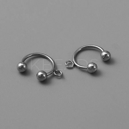 304 Stainless Steel Ear Cuff Findings LS-FIND-WH0110-492P-1