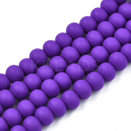 Handmade Polymer Clay Beads Strands CLAY-N008-053-06-1