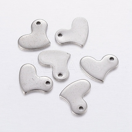 Tarnish Resistant 304 Stainless Steel Stamping Blank Tag Pendants STAS-P198-59-1