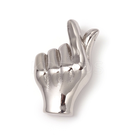 Non-Tarnish 304 Stainless Steel ASL Pendants STAS-I132-03P-1