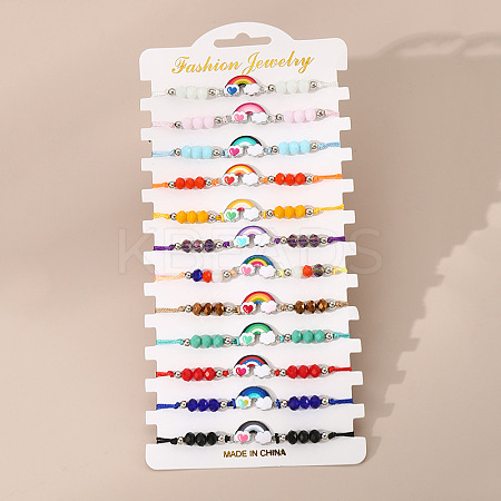 Alloy Resin Link Bracelets Sets FS-WGD67EB-04-1