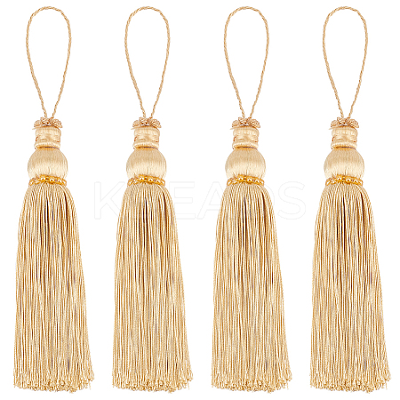 Polyester Tassel Pendant Decorations DIY-WH0542-06A-1