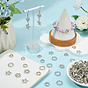 180Pcs 6 Styles 2-Hole CCB Plastic Beads Frame CCB-SP0001-10P-3