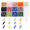 168.75G 15 Style Glass Bugle Beads SEED-HY0001-05E-1