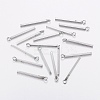 Tarnish Resistant 304 Stainless Steel Pendants STAS-P186-05P-43mm-3