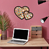 Wood Wall Jewelry Display Cork Tray AJEW-WH0348-466D-6